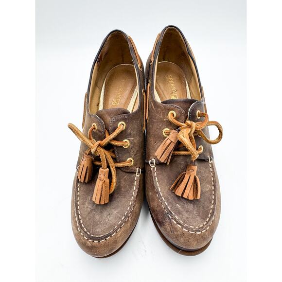 Sperry Topsider Wedge Size 9 - Picture 4 of 8